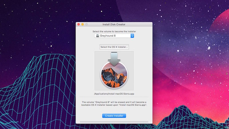 mac sierra bootable usb for mac